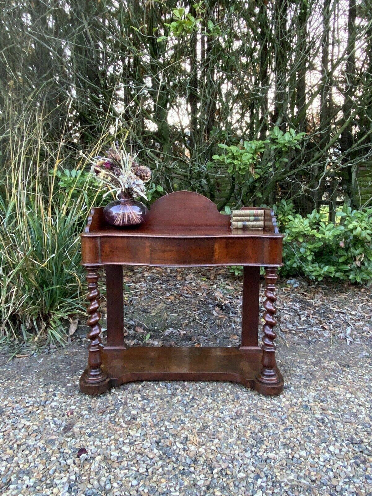 Antique Victorian Mahogany Washstand Potential Sink Unit Dressing Table Console photo buy