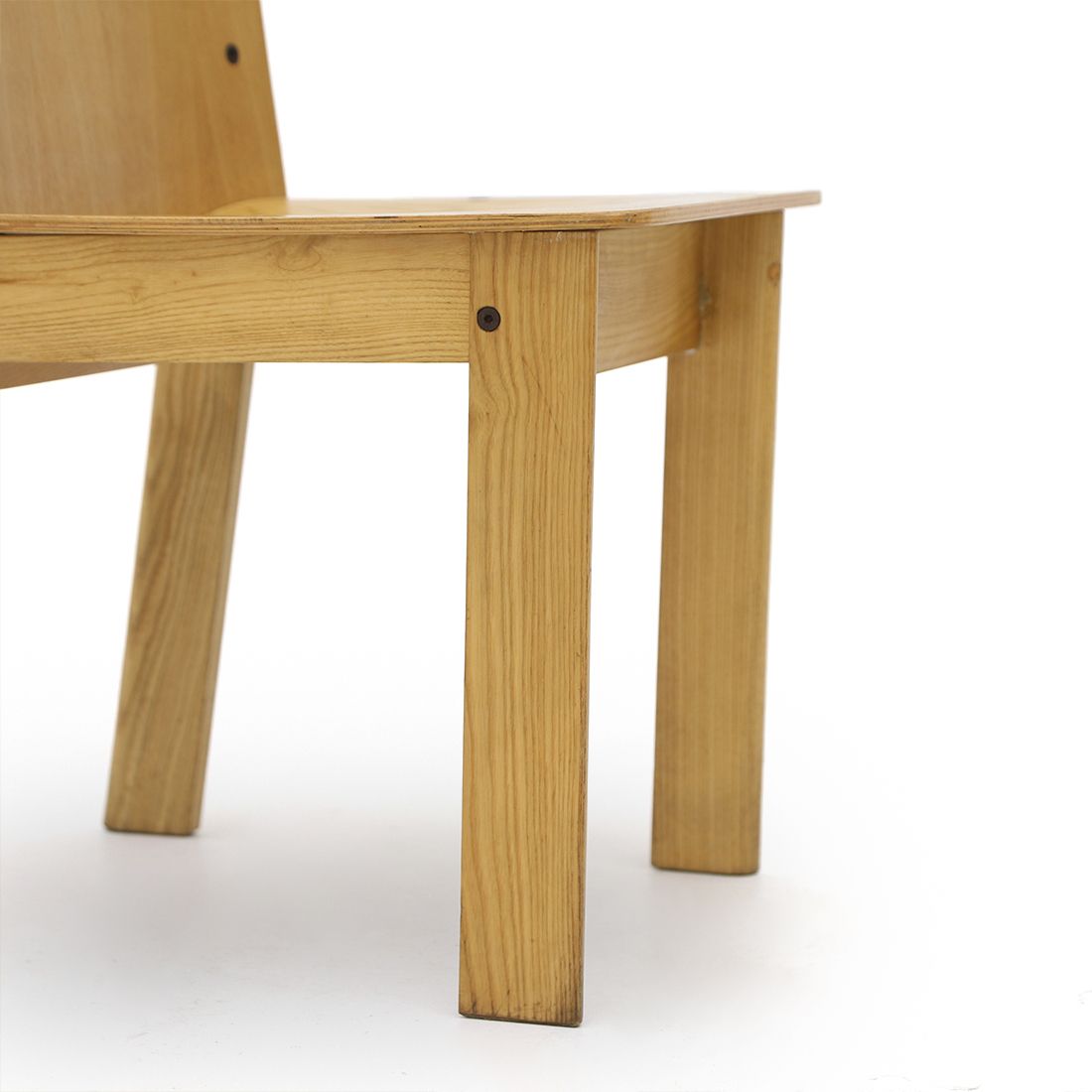 Wooden Chair By Luca Meda For Longoni, 70s photo buy