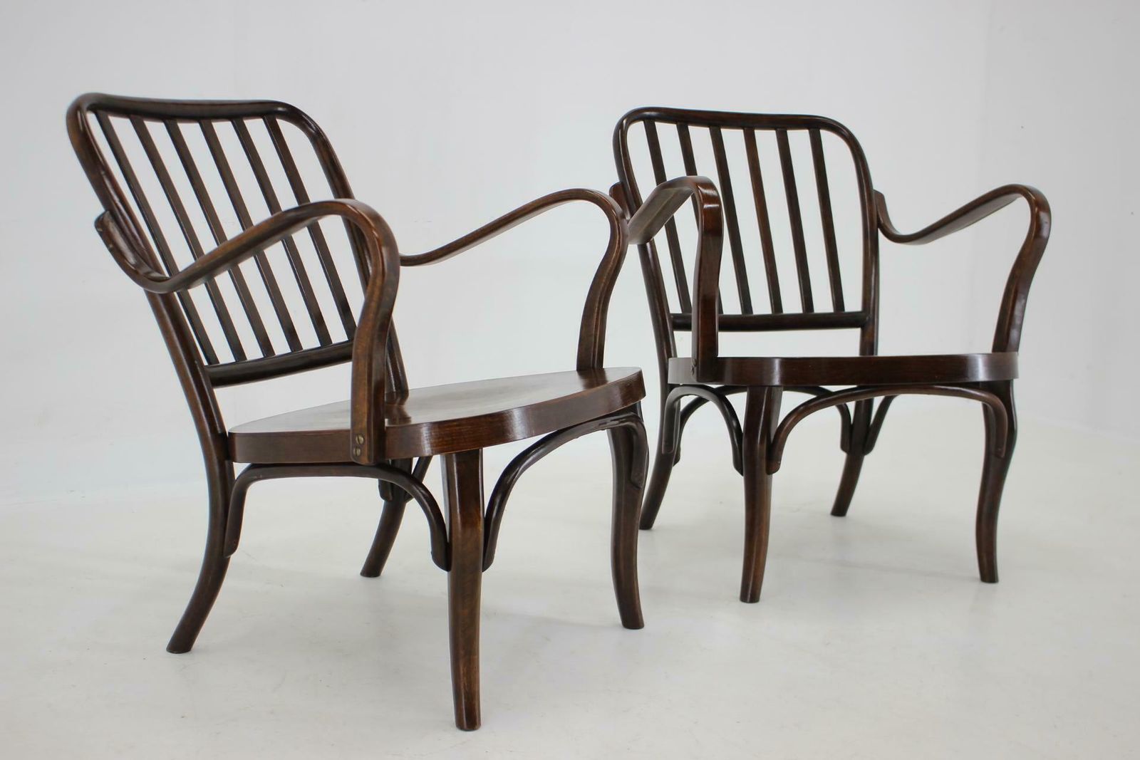 1950s Pair Of Josef Frank Bentwood Armchairs No. 752 By Thon photo 1751.0