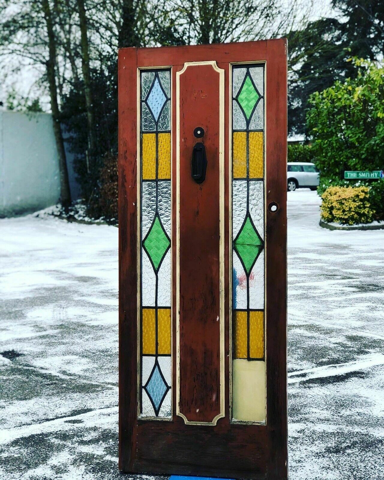 Edwardian Front Door With All Original Fittings And Glass photo furniture