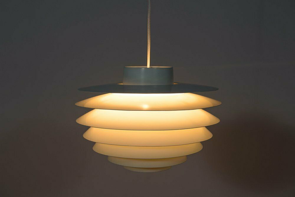 Mid Century Danish Verona Pendant Lamp By Svend Middelboe For Fog & Menup, 1970s photo for sale