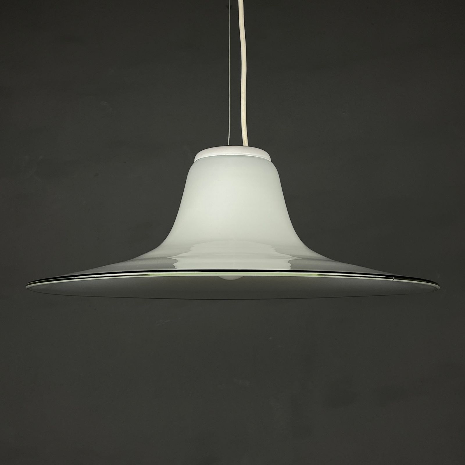 Lighting Murano Glass Lamp Cinea By Giusto Toso For Leucos Italy 1970s photo