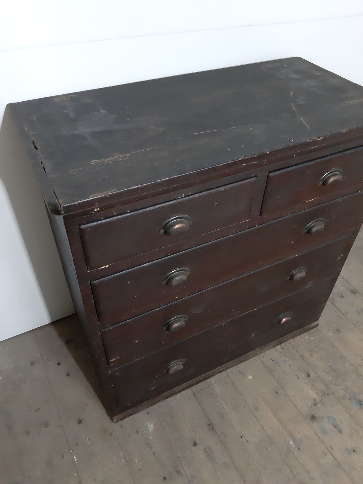 Set Of Workshop Industrial Wooden Drawers In As Found Condition photo Furniture