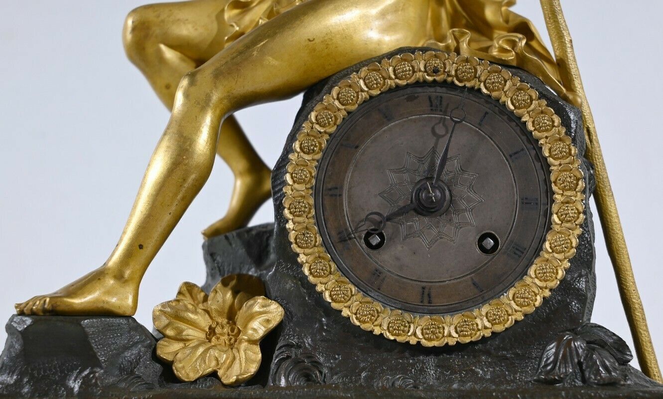 Home Decor Gilt Bronze Clock, Charles X Period   Early 19th Century photo