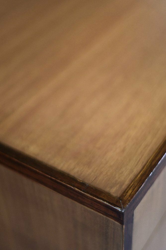 Mid Century Danish Modern Mahogany Sideboard With Drawers, 1970s photo for sale