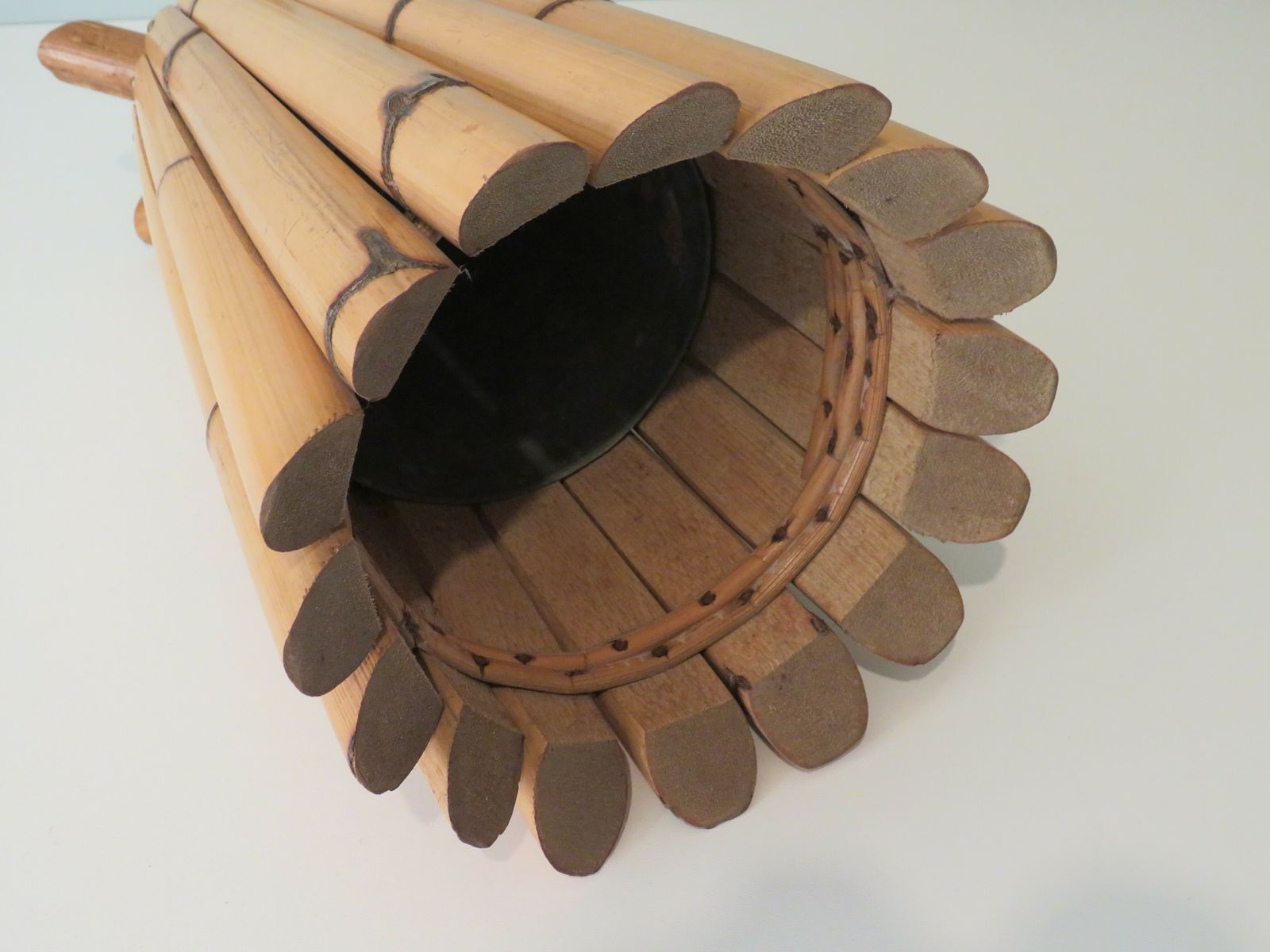 Umbrella Stand In Bamboo, France 1950s photo 610.0