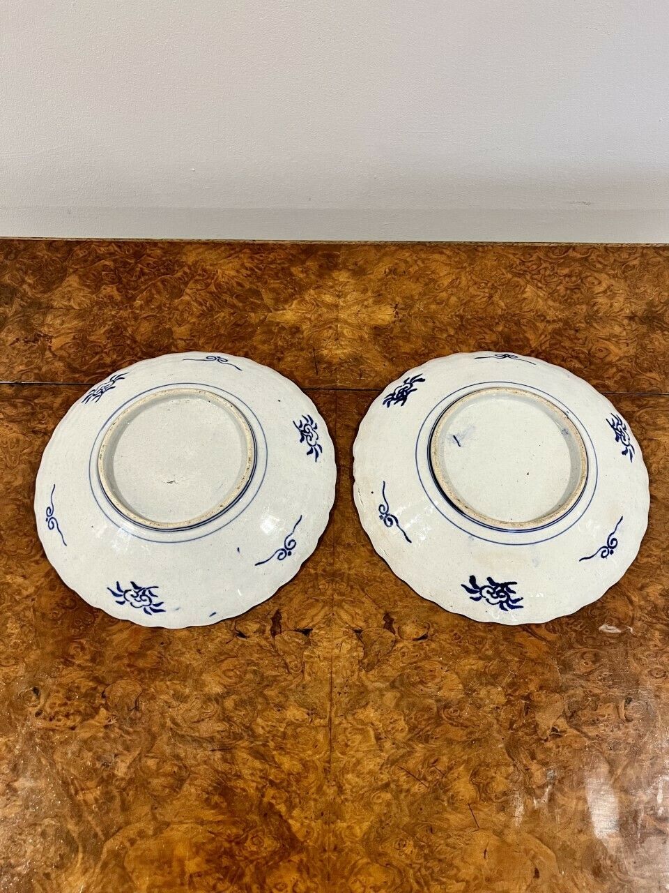 Pair Of Antique Japanese Imari Plates photo for sale