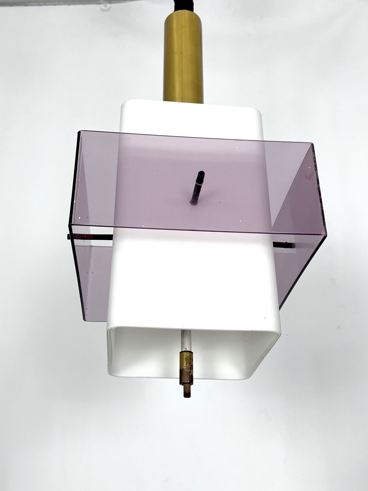 Mid Century Modern Pentant Lamp By Stilux Milano. Italy 1960s photo vinterior