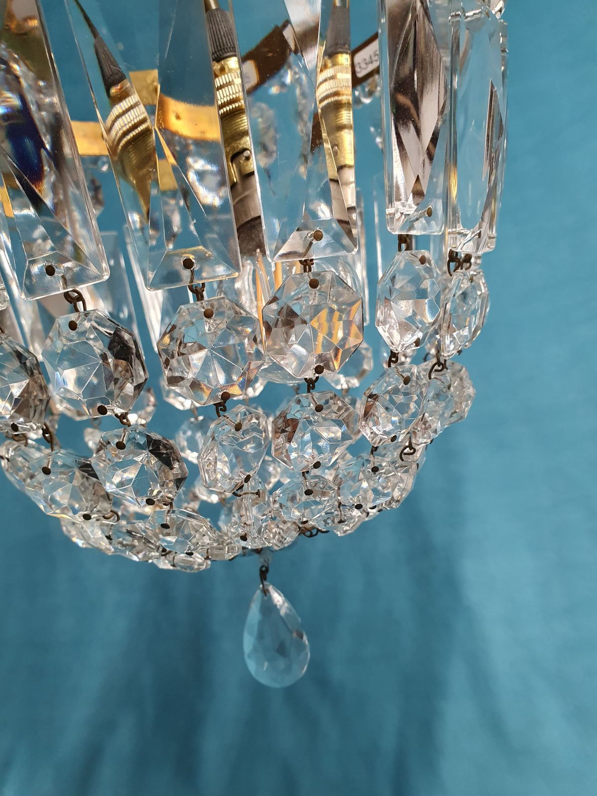 Early 20th Century Prison Bag Chandelier photo for sale