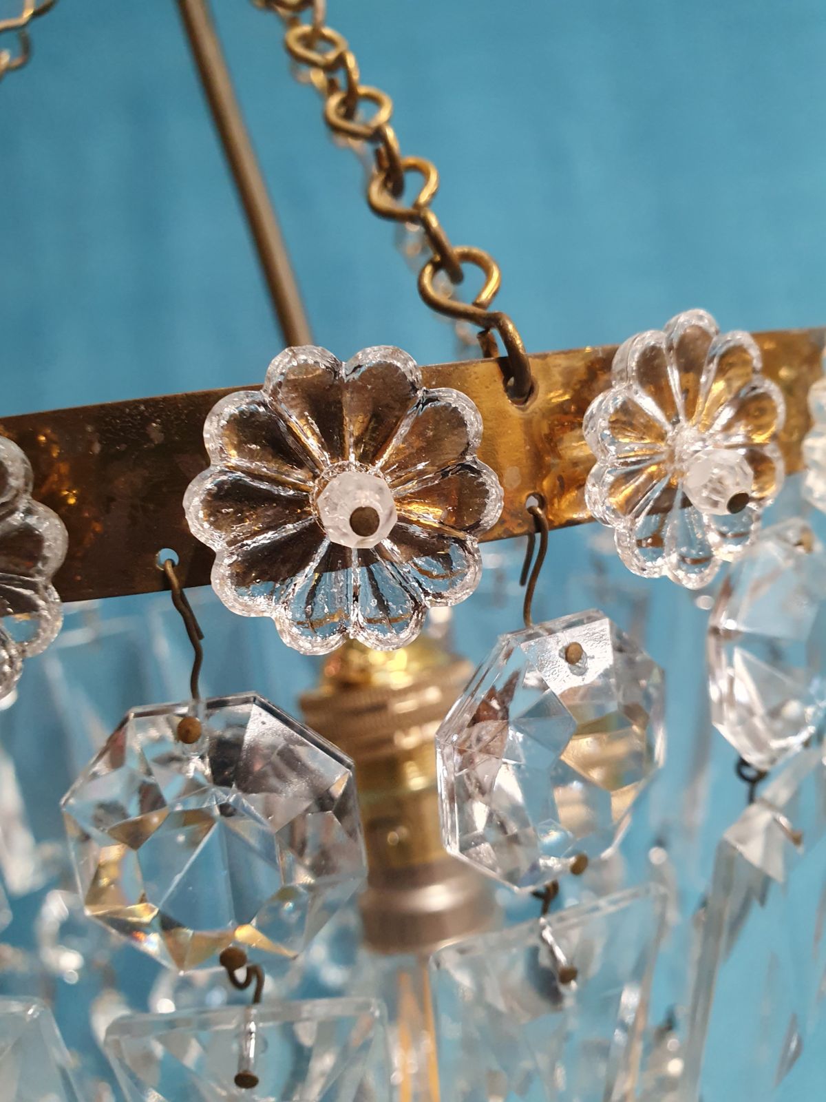 Early 20th Century Prison Bag Chandelier photo 225.0