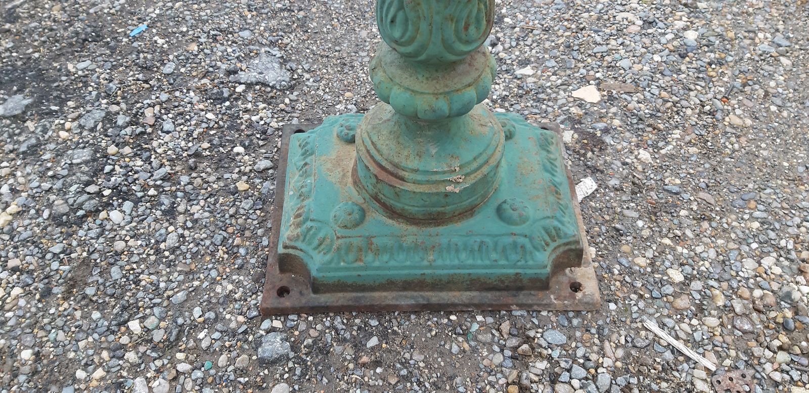 Victorian Cast Iron Mailbox, 1900s photo furniture