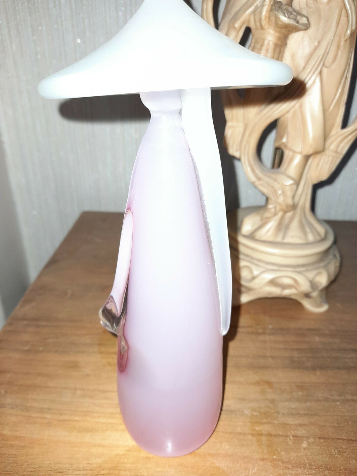 Vintage Murano Glass Chinaman In Pink photo vinterior