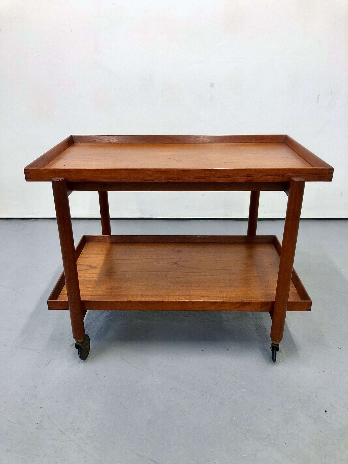 Vintage 1960s Danish Teak Trolley/Bar Cart By Poul Hundevad For Hundevad Mobelfabrik. Mid Century G Plan Vodder Wenger photo furniture