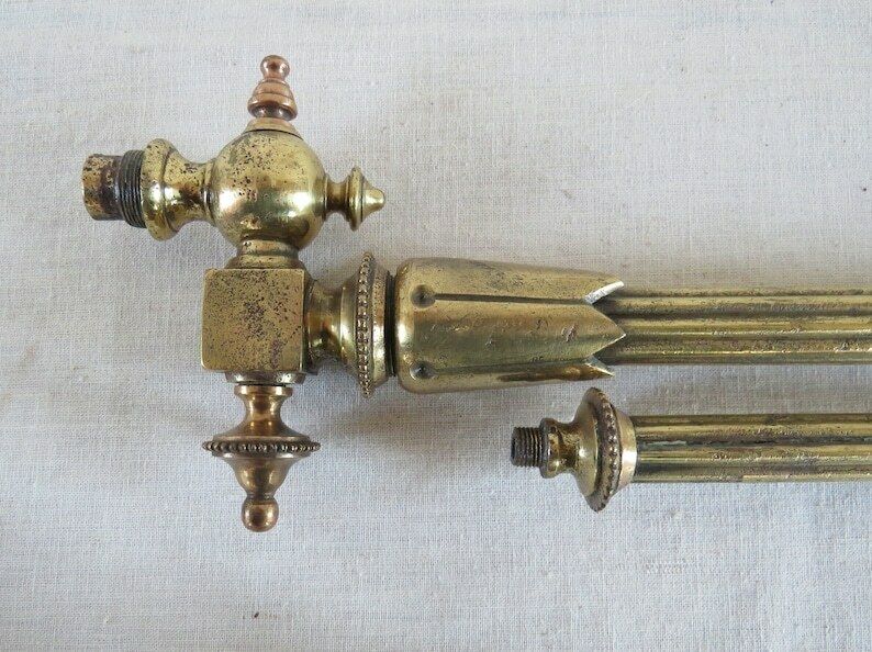 Architectural Gas Light Fitting / Ornate Decorative Light Fitting. C. 1850. photo buy