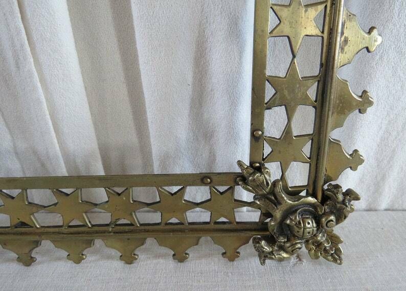 Antique Brass Frame / Unique Decorative. Mid 19th Century. photo Home Decor