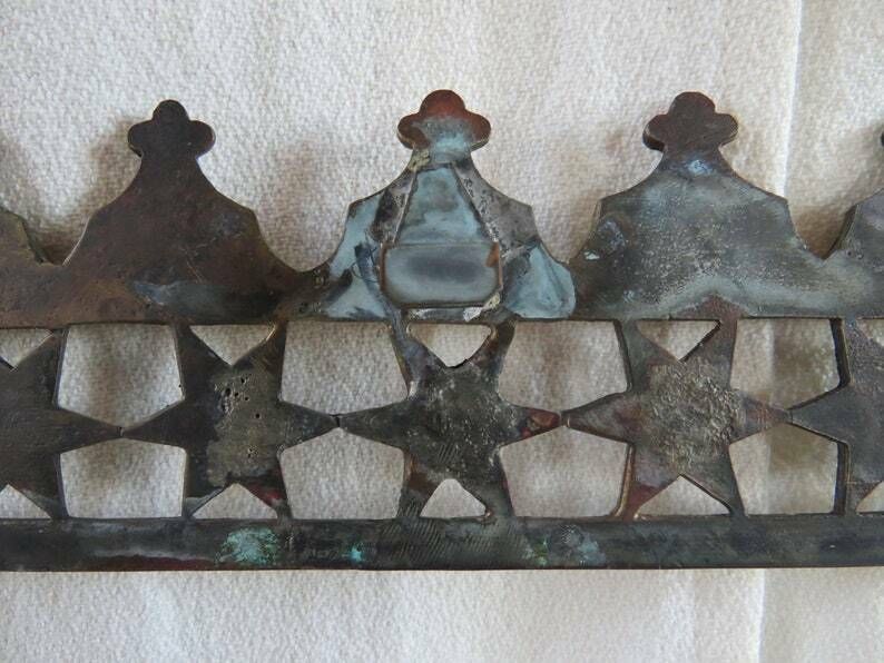 photo furniture Antique Brass Frame / Unique Decorative. Mid 19th Century.