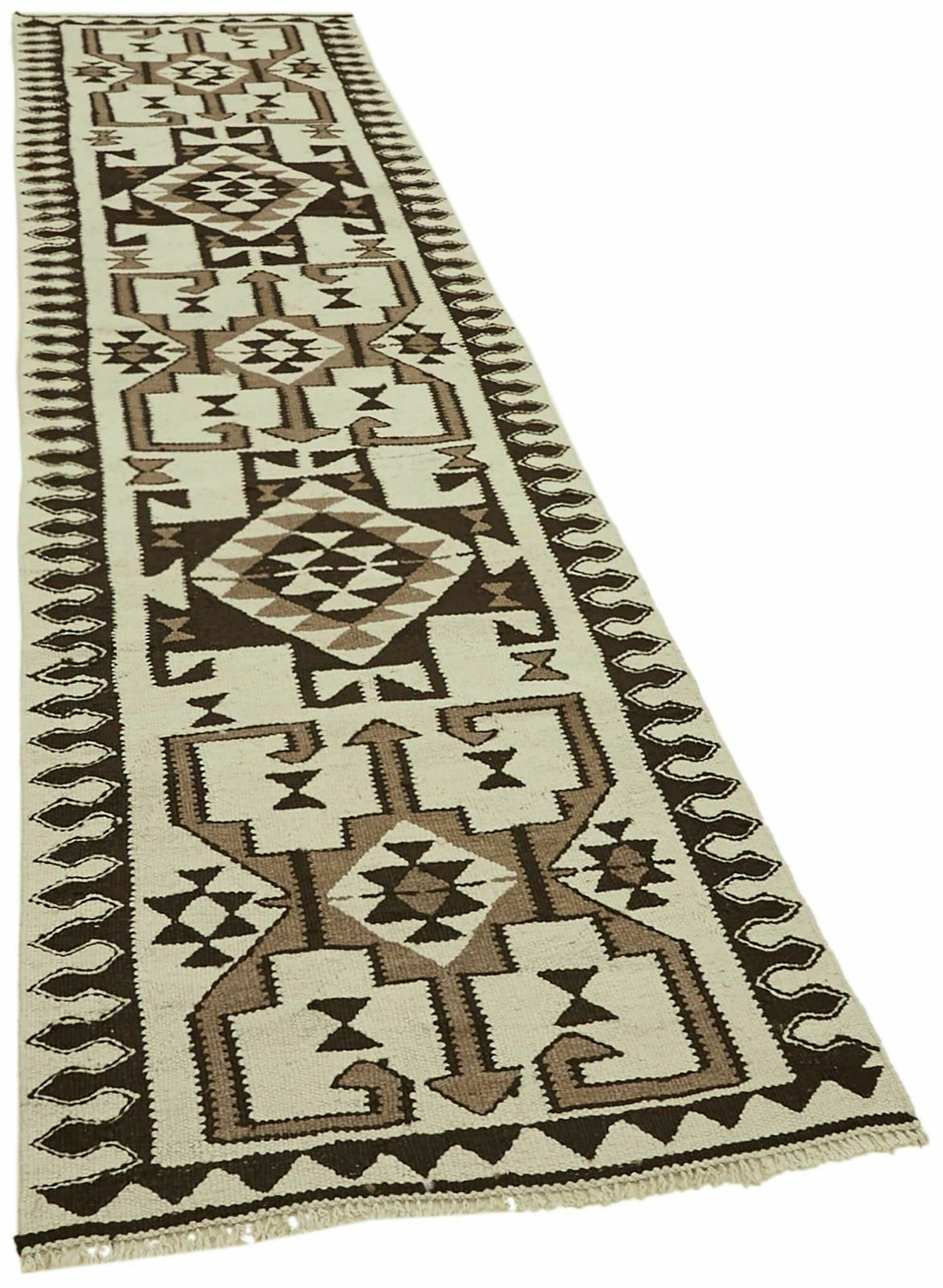 Handmade 325 X 92 Cm Multicolor Boho Runner Rugs photo furniture