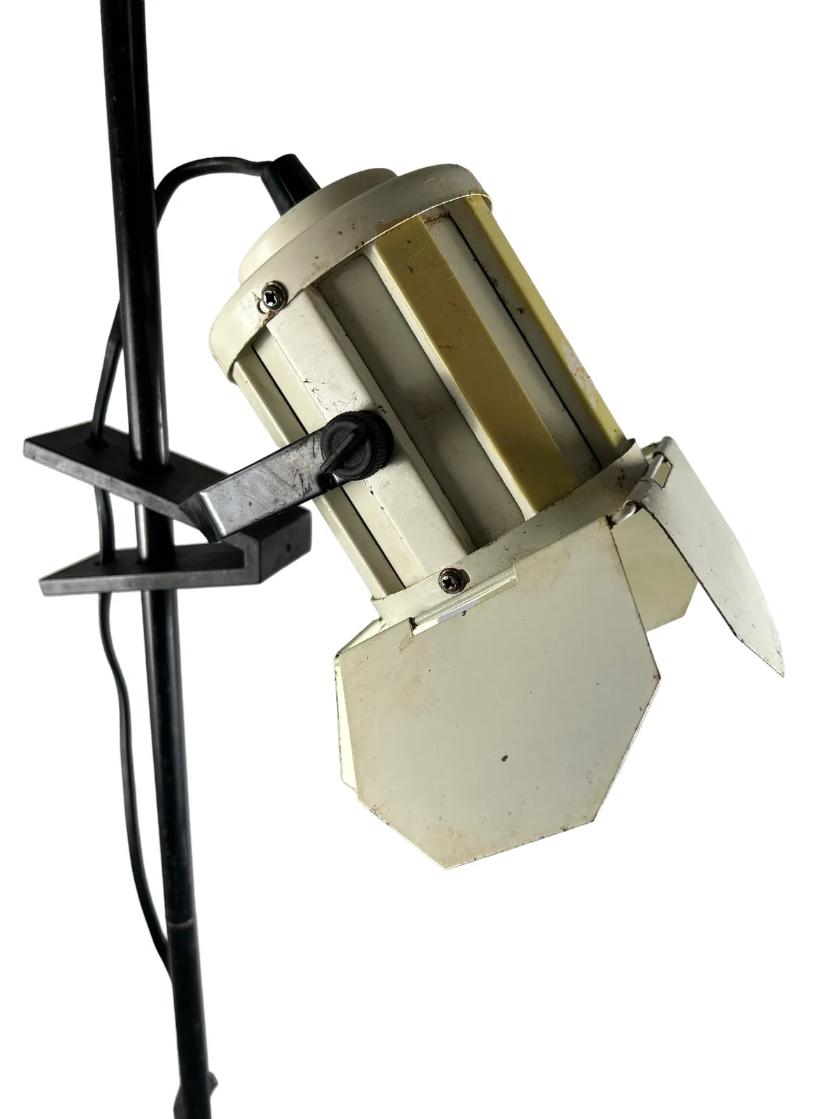 A Mid Century Industrial Spotlight. photo vintage