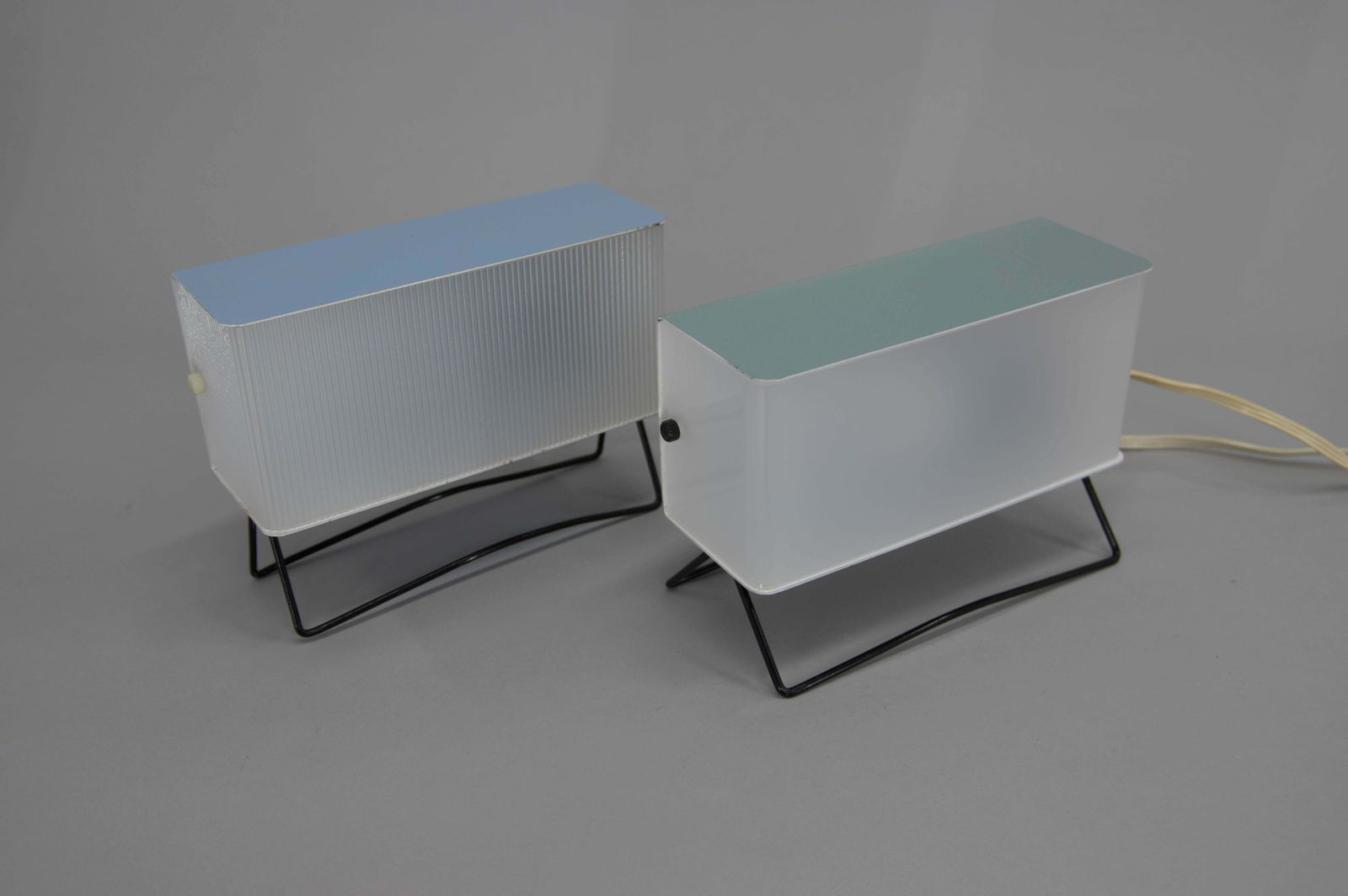 photo for sale Set Of Two Table Lamps By Pokrok Zilina 1960s