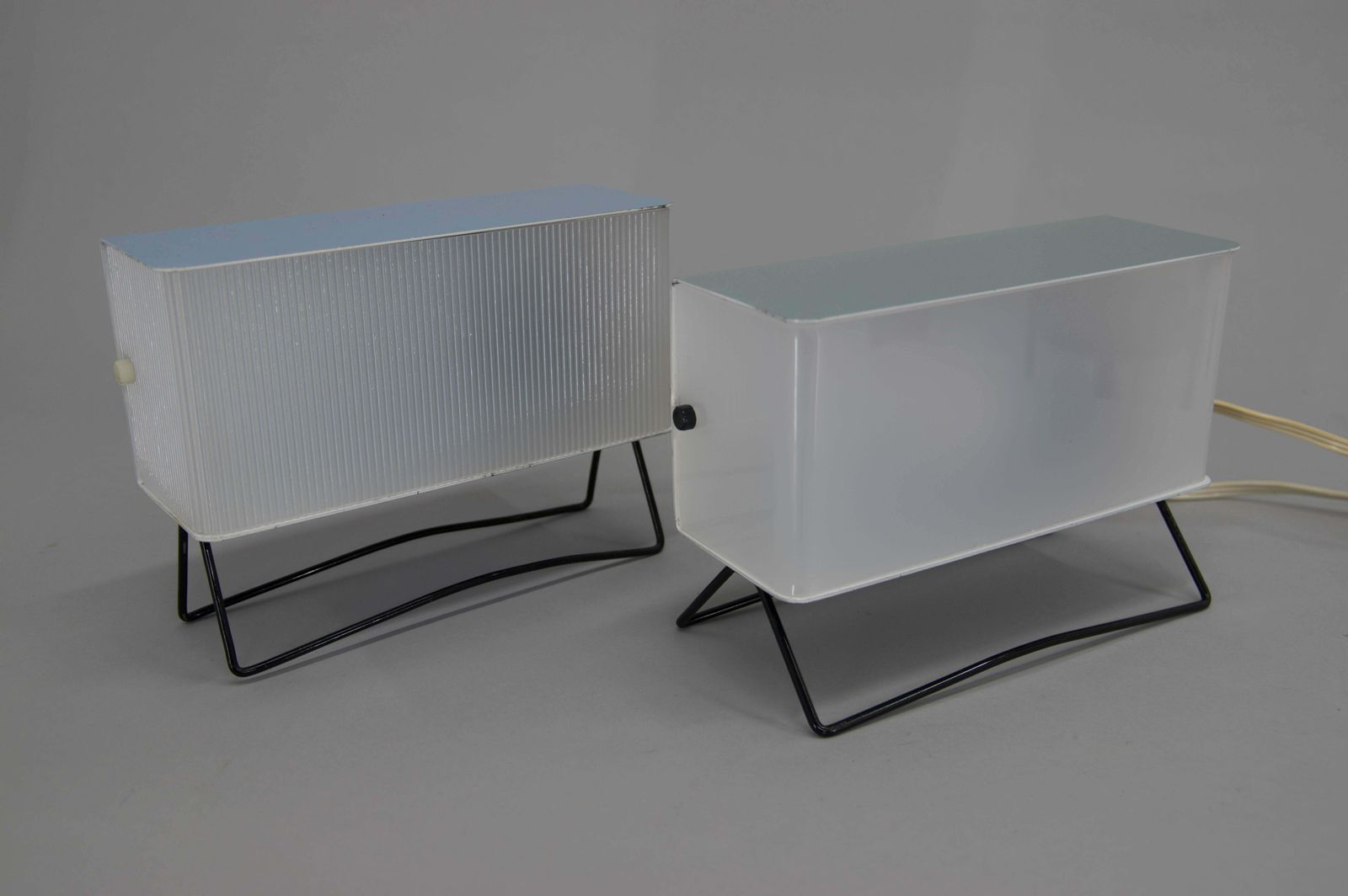 Lighting Set Of Two Table Lamps By Pokrok Zilina 1960s photo