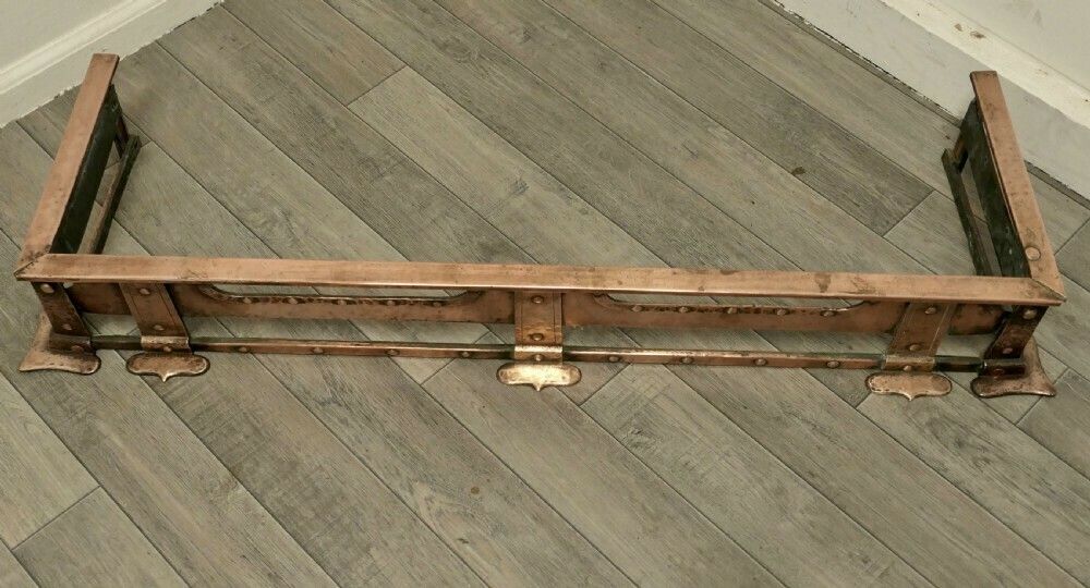 19th Century Arts And Crafts Brutalist Copper Fender