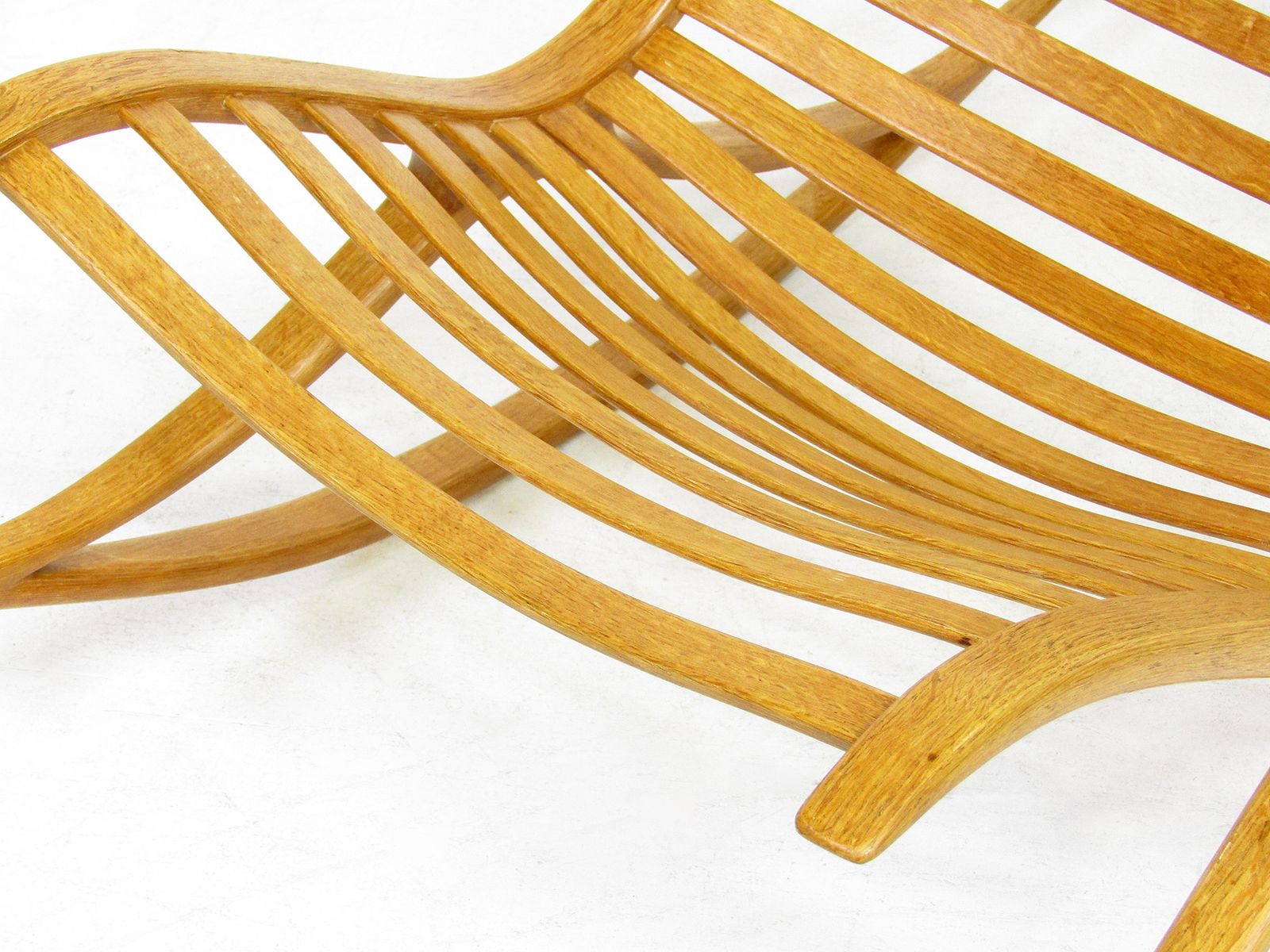 Furniture Sculptural 1960s Wishbone Rocking Chair In Oak By Robin Williams photo