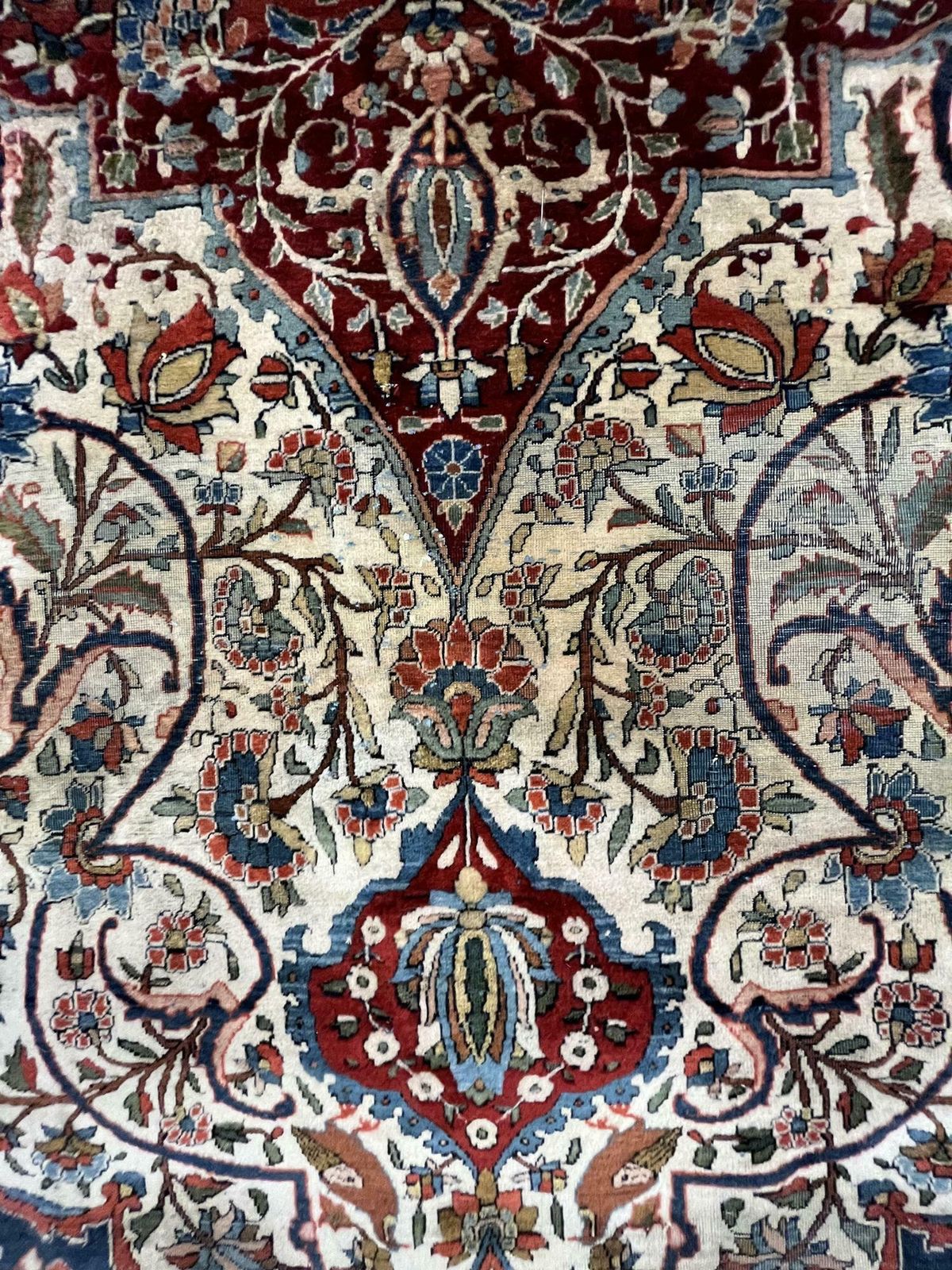 Antique Rug Traditional Carpet Large Wool Living Room Rug photo 8700.0