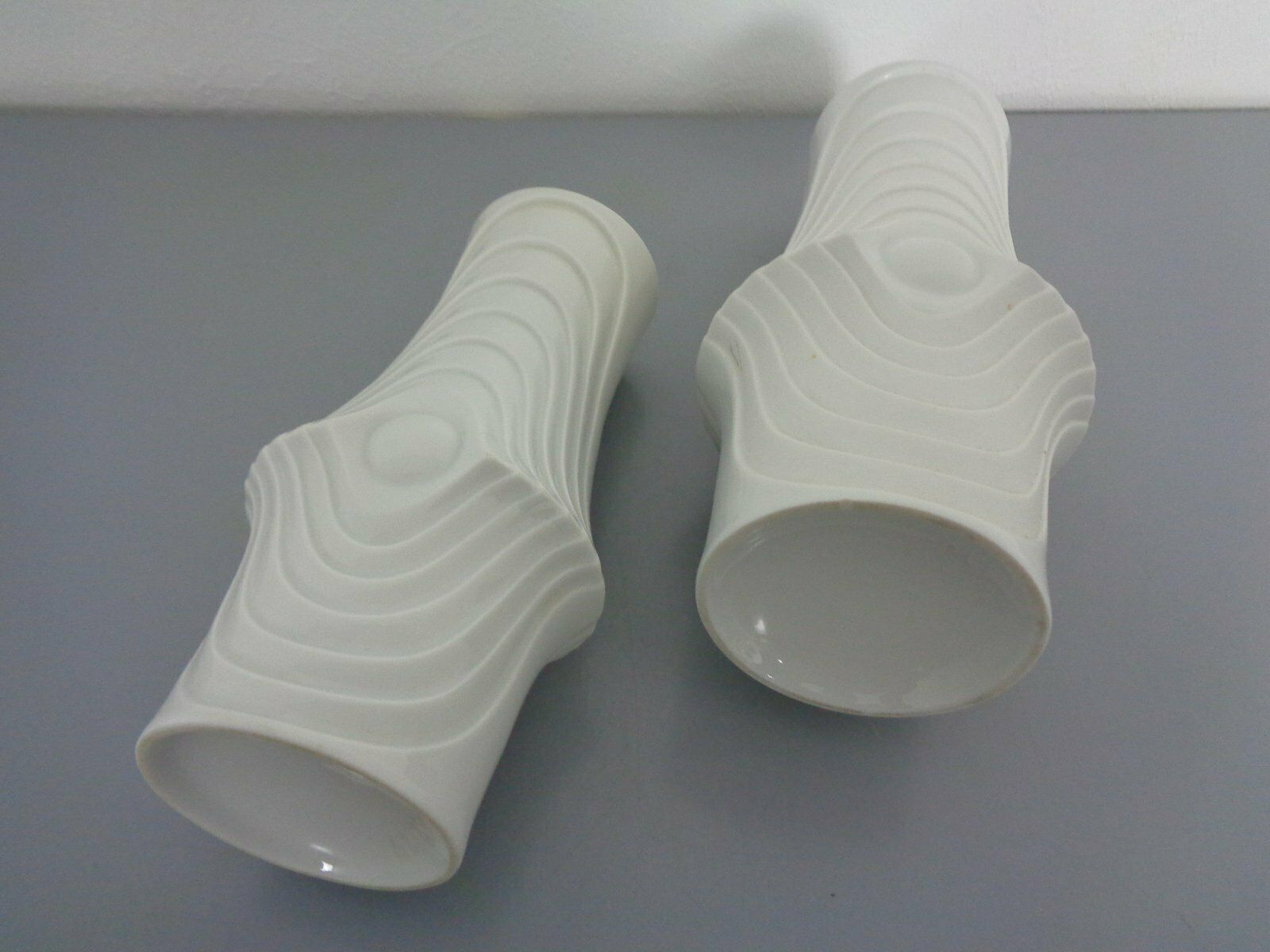 Space Age Op Art Vases From Royal Kpm, 1960s, Set Of 2 photo buy