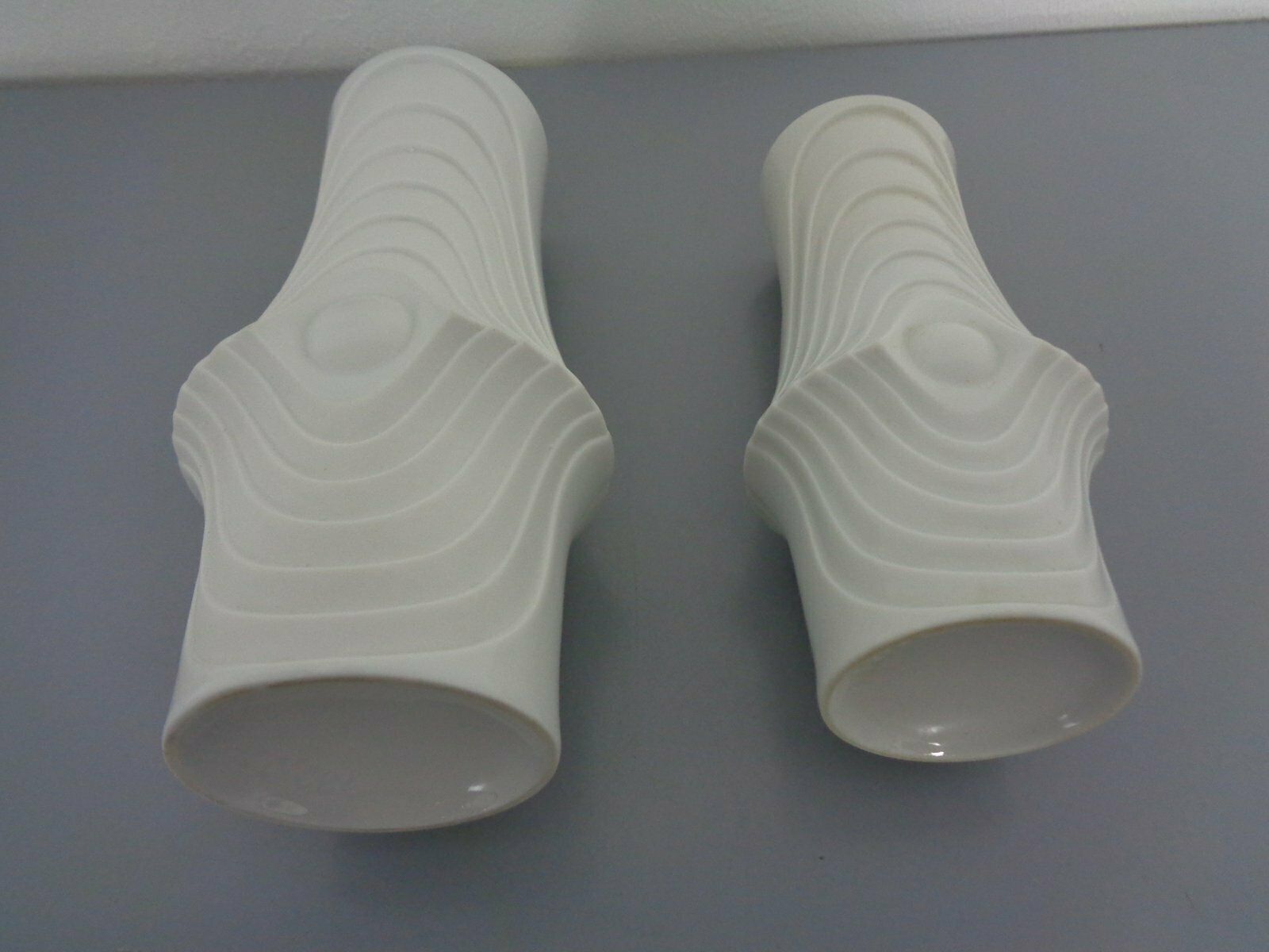 Space Age Op Art Vases From Royal Kpm, 1960s, Set Of 2 photo vintage