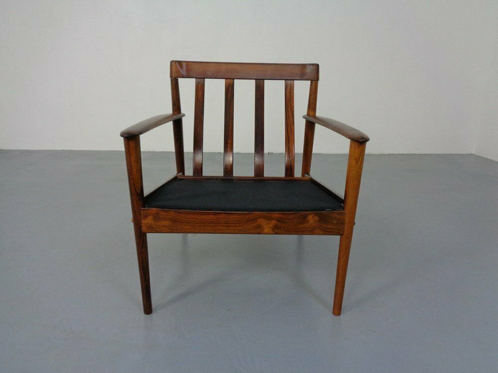 photo furniture Danish Model 56 Armchair In Rosewood By Grete Jalk For Poul Jeppesen, 1960s