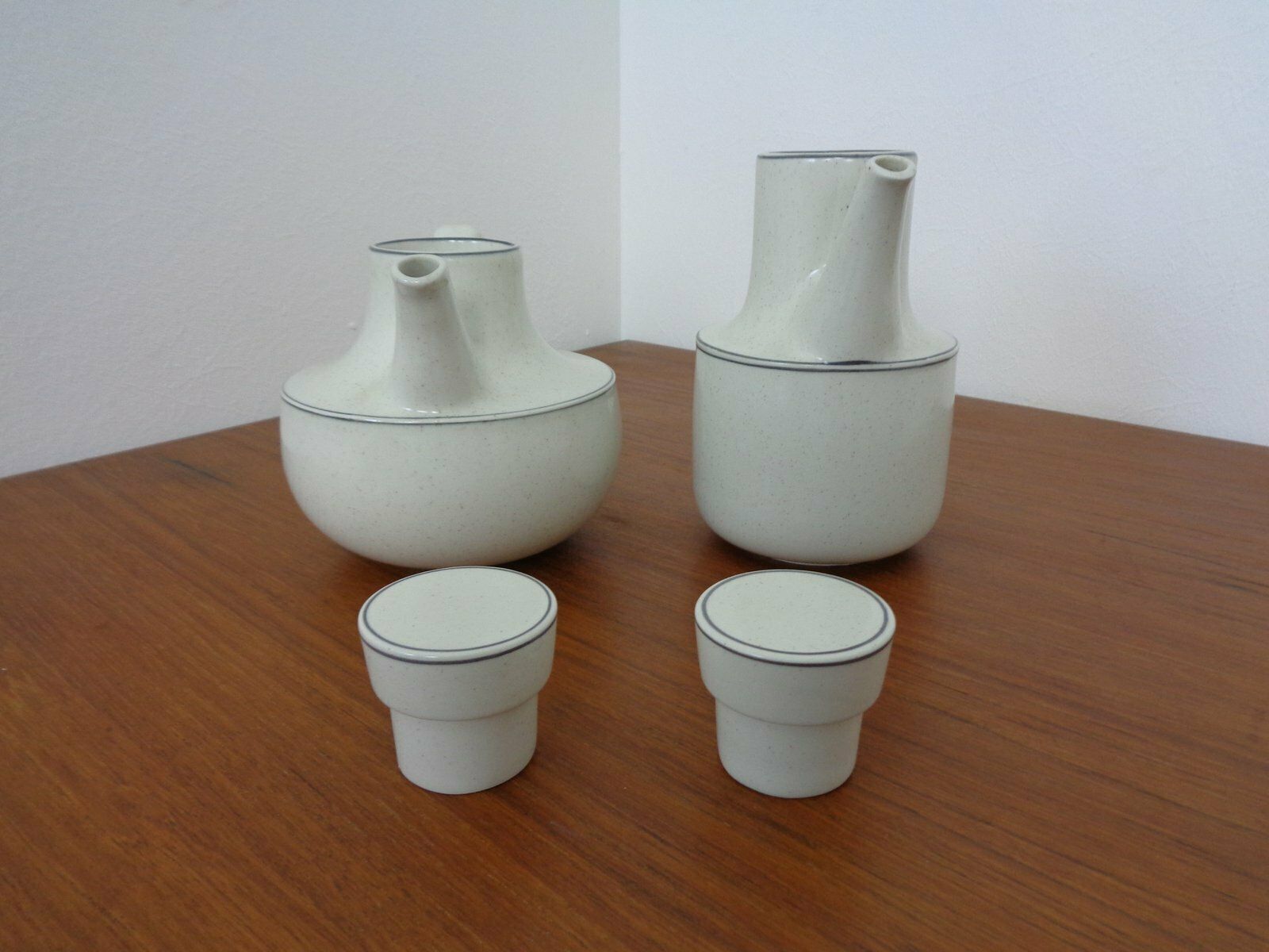 Swedish Birka Tea Pot & Coffeepot By Stig Lindberg For Gustavsberg, 1960s, Set Of 2 photo Home Decor