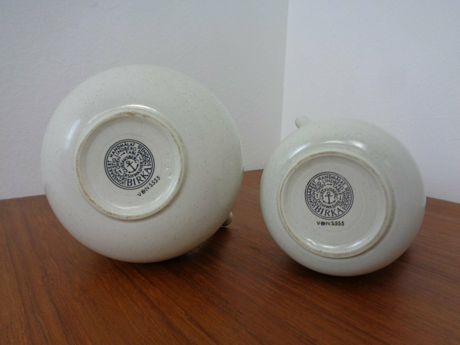 photo vinterior Swedish Birka Tea Pot & Coffeepot By Stig Lindberg For Gustavsberg, 1960s, Set Of 2