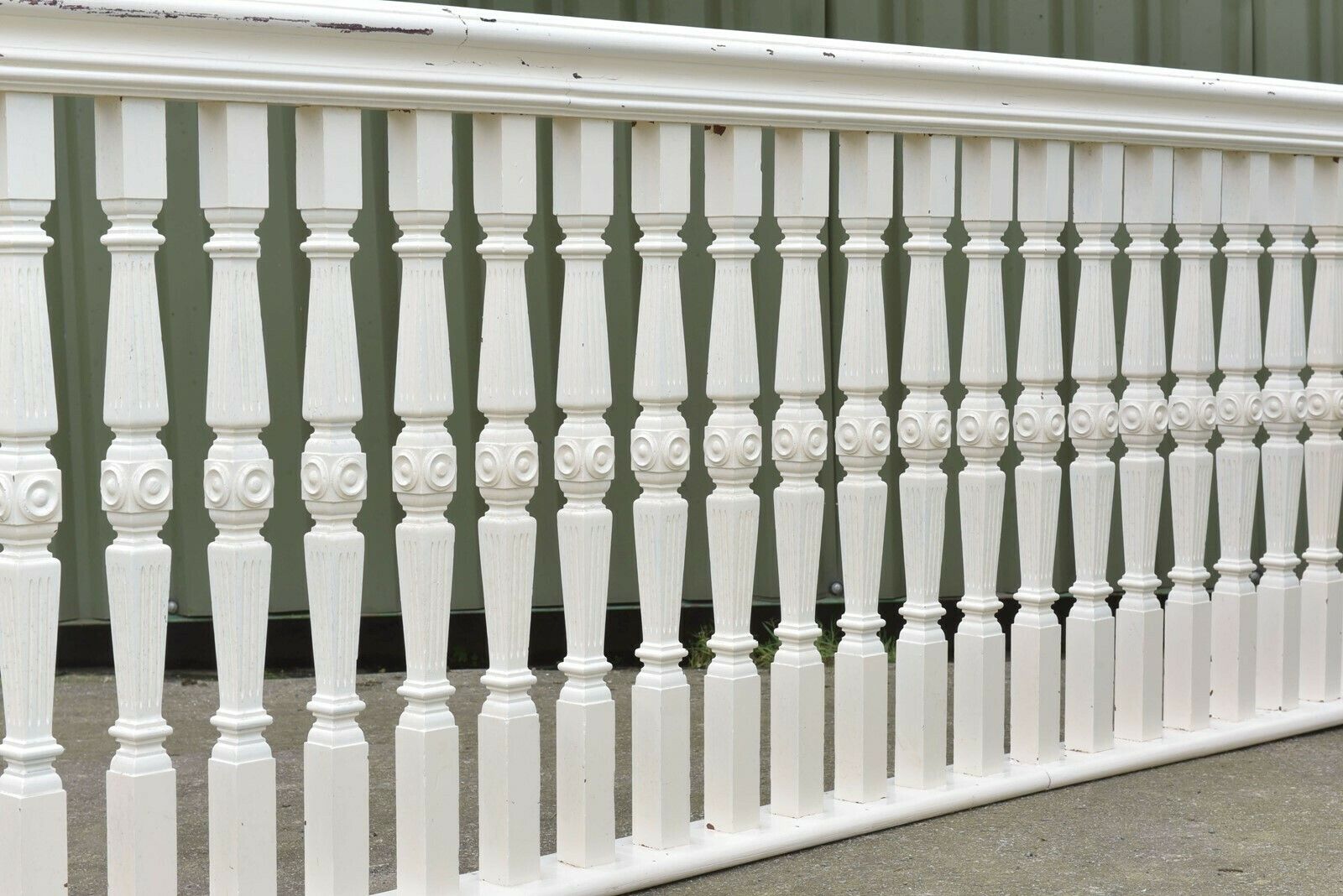 12' Antique Decorative Balustrade photo vintage