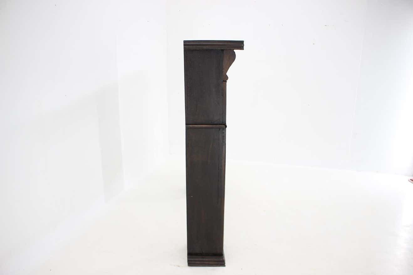 photo for sale Antique Oak Fireplace Mantel, 1950s