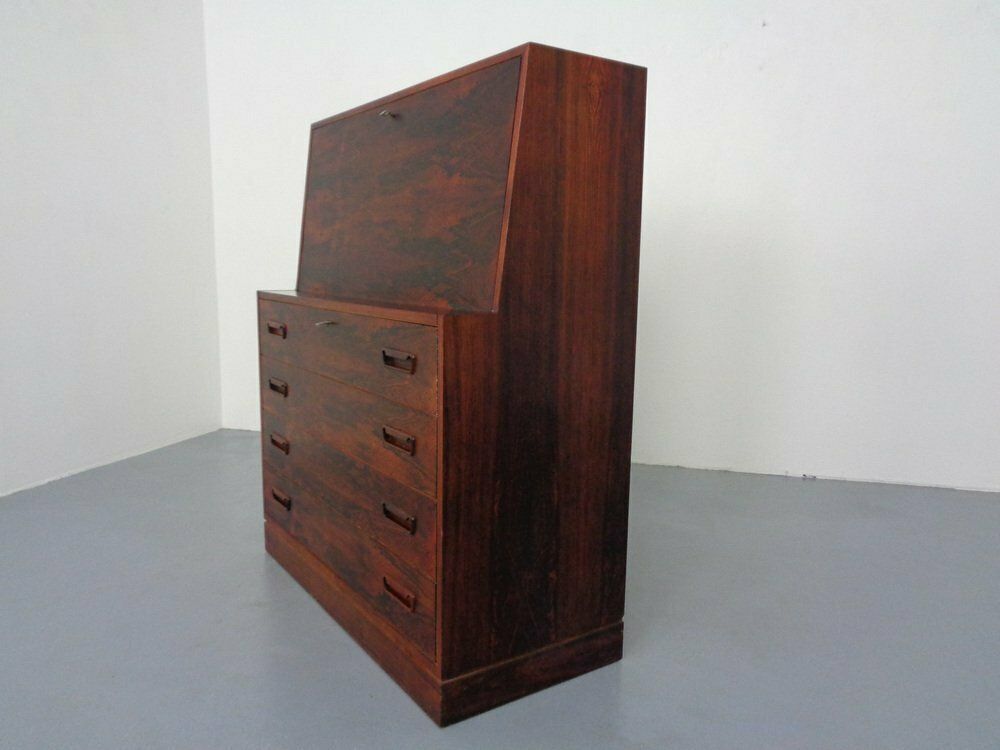 Danish Rosewood Secretary By Arne Wahl Iversen For Winning Mobelfabrik, 1960s photo Furniture