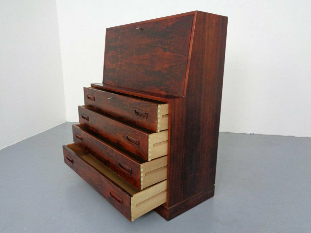 photo for sale Danish Rosewood Secretary By Arne Wahl Iversen For Winning Mobelfabrik, 1960s