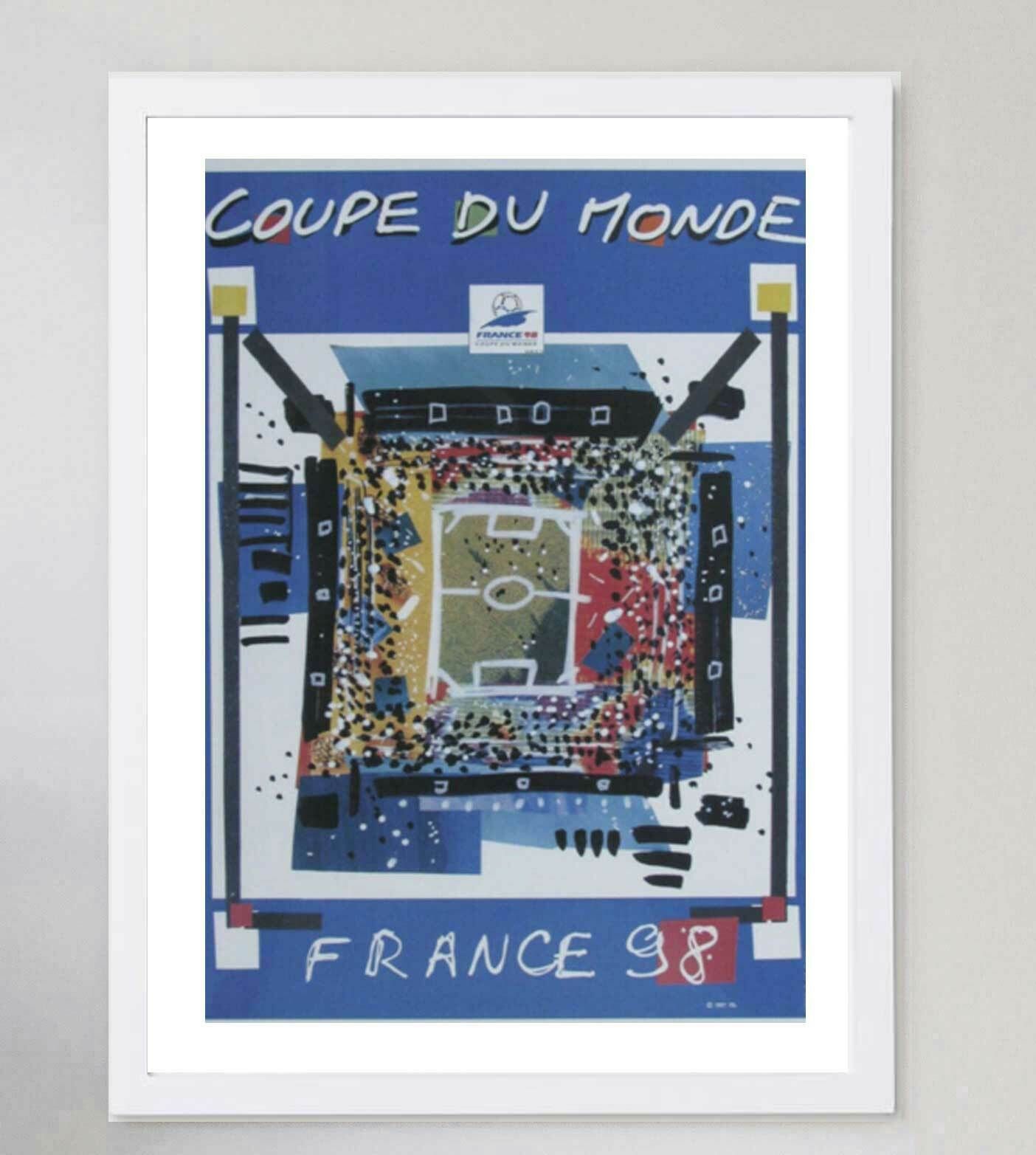 World Cup France '98 Original Vintage Poster photo for sale