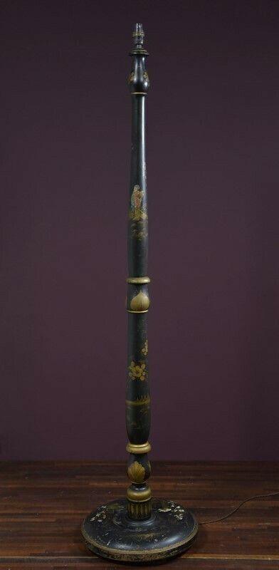Chinoiserie Floor Lamp, 1920s, Vintage