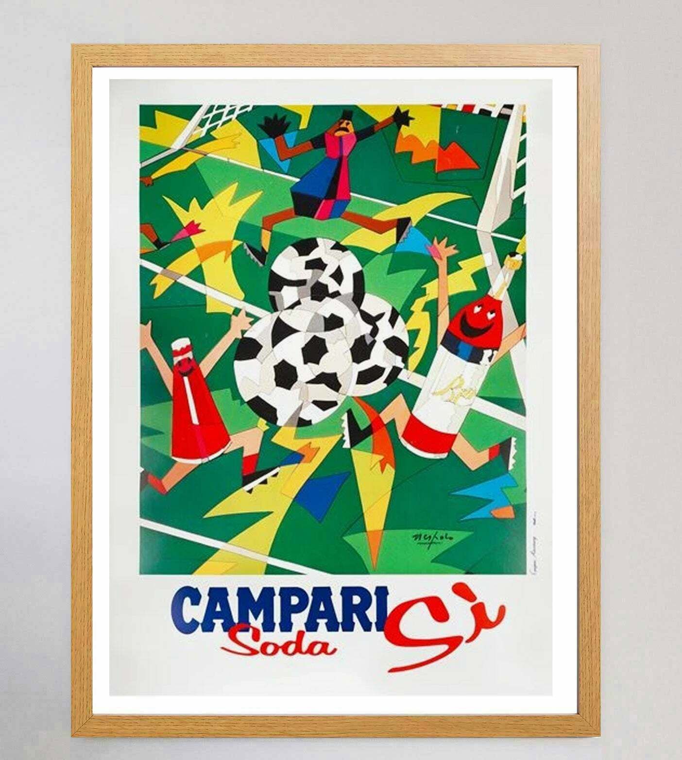 Original Vintage Poster Campari Soda   Italy 90 Si photo Art