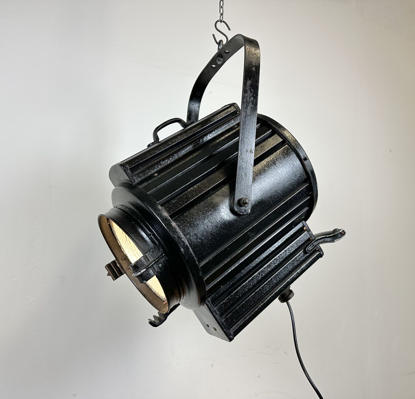 photo buy Vintage Black Theatre Spotlight, 1960s