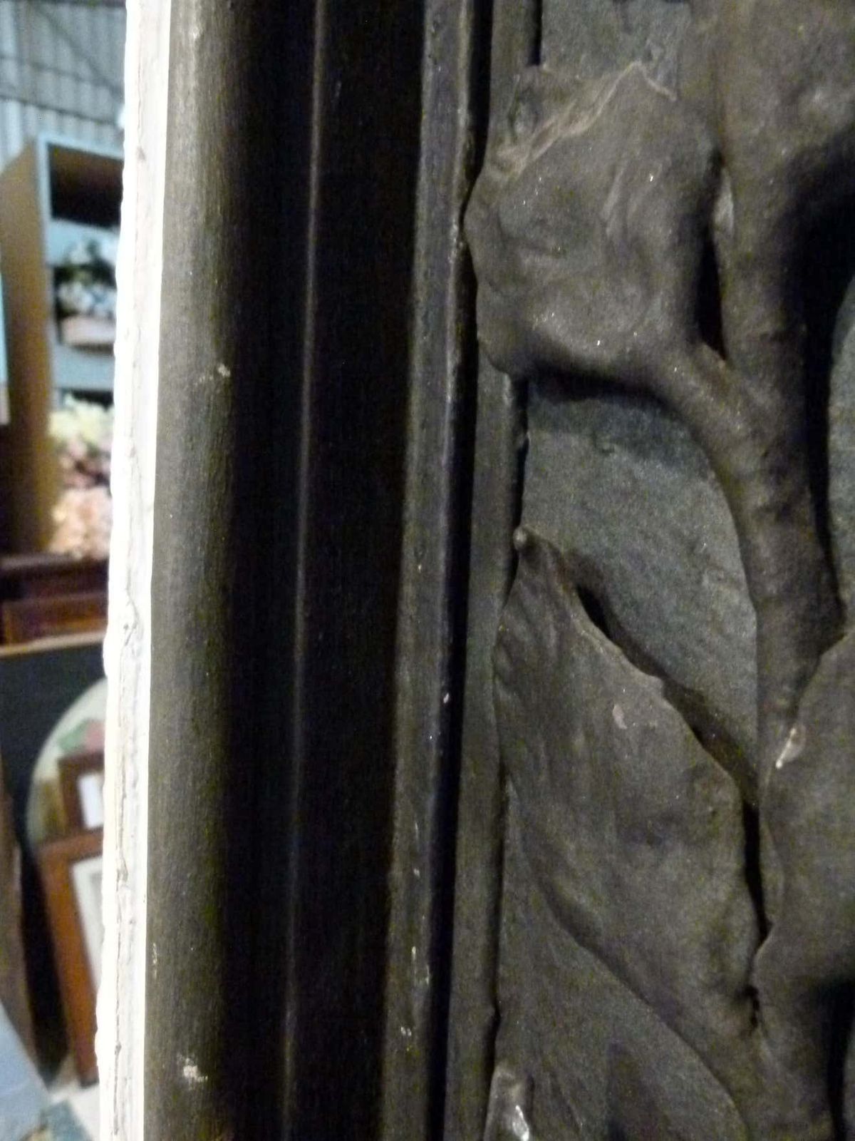 Home Fixtures Double Front Door In Art Nouveau Style. photo