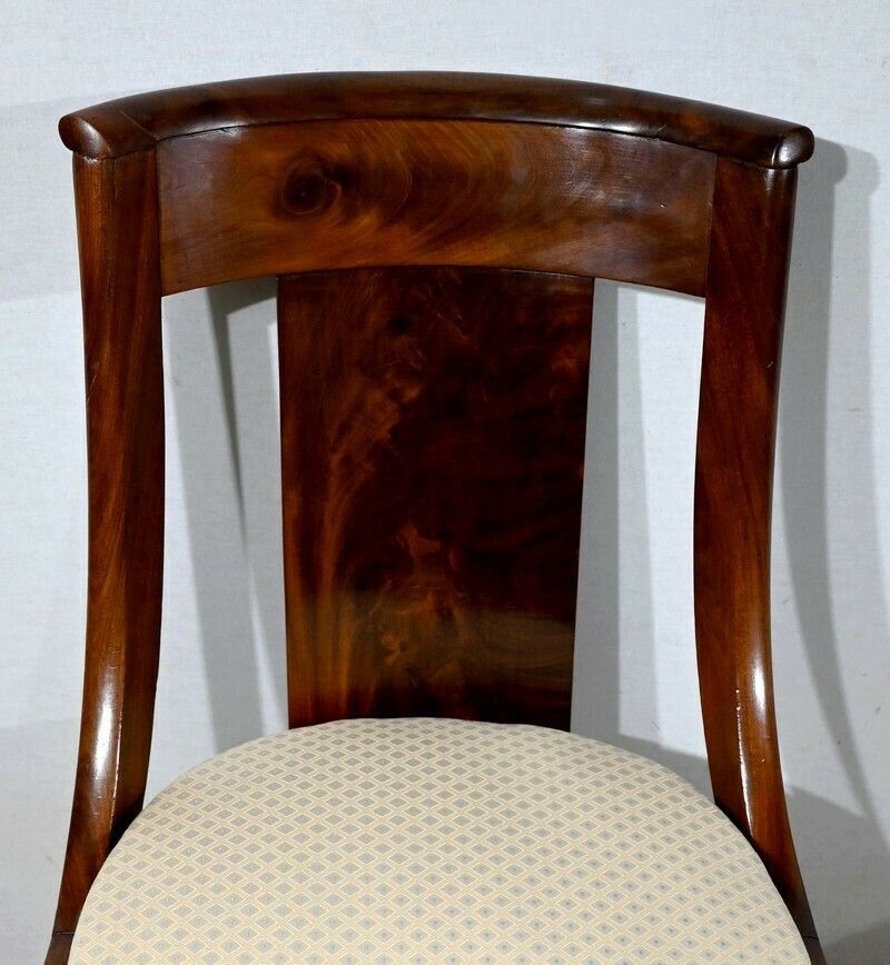 Pair Of Mahogany Gondola Chairs   Early 20th Century photo Furniture