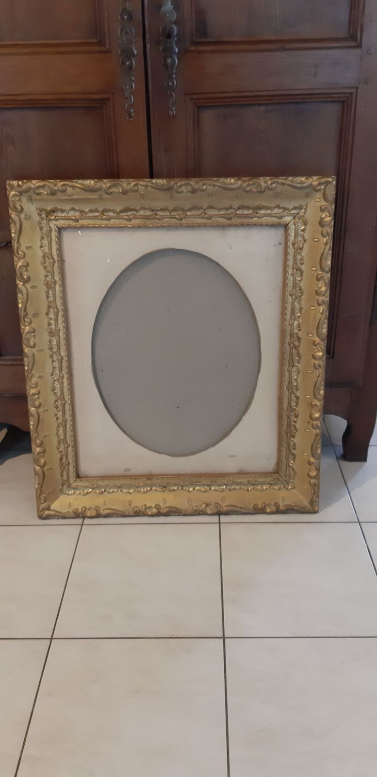 Photo Frame 1900 In Wood And Golden Stuk photo for sale
