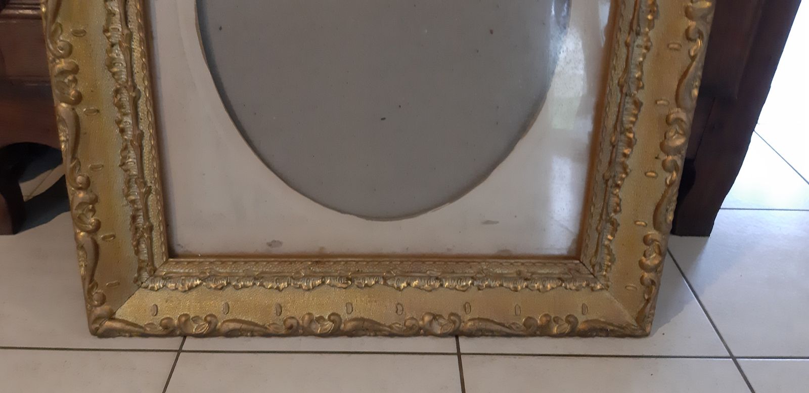 photo for sale Photo Frame 1900 In Wood And Golden Stuk