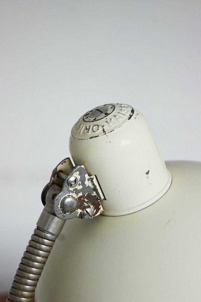Bauhaus White Table By Christian Dell For Kaiser Idell / Kaiser Leuchten, 1950s photo Lighting