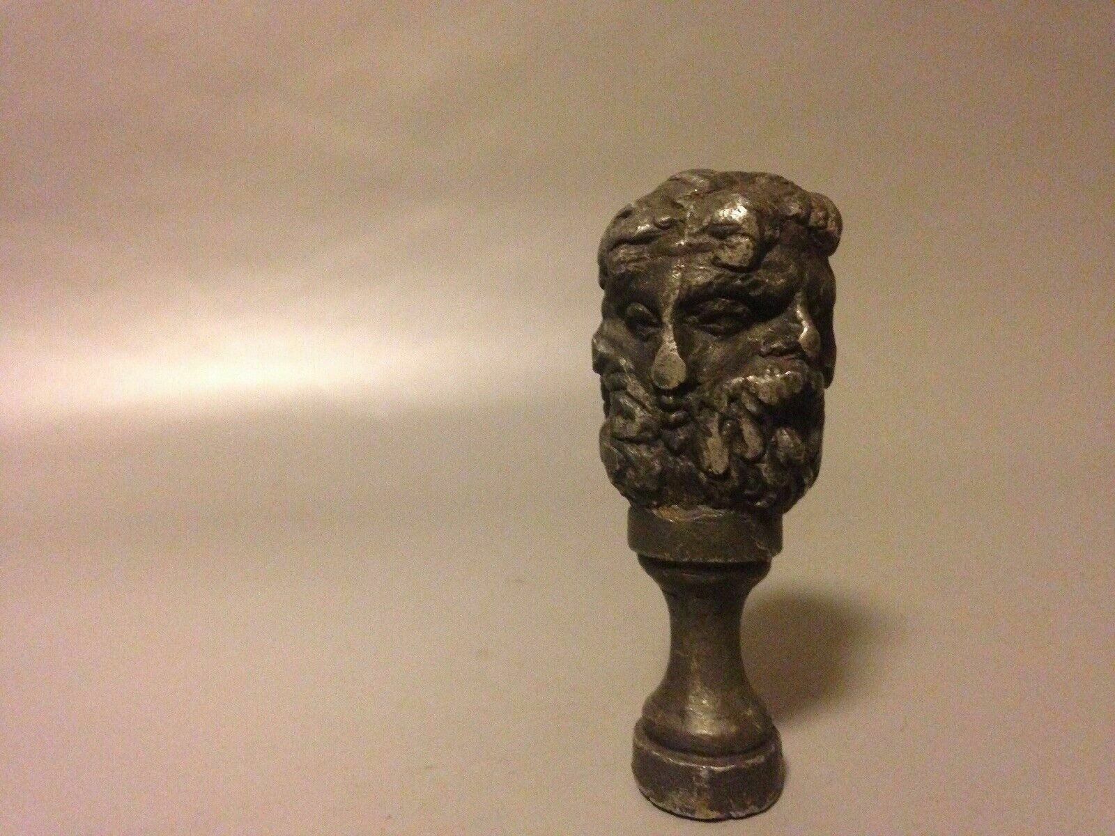 17th/18th Century Lead Seal Or Pipe Tamper Celtic Deity Lugus Celtic Antique