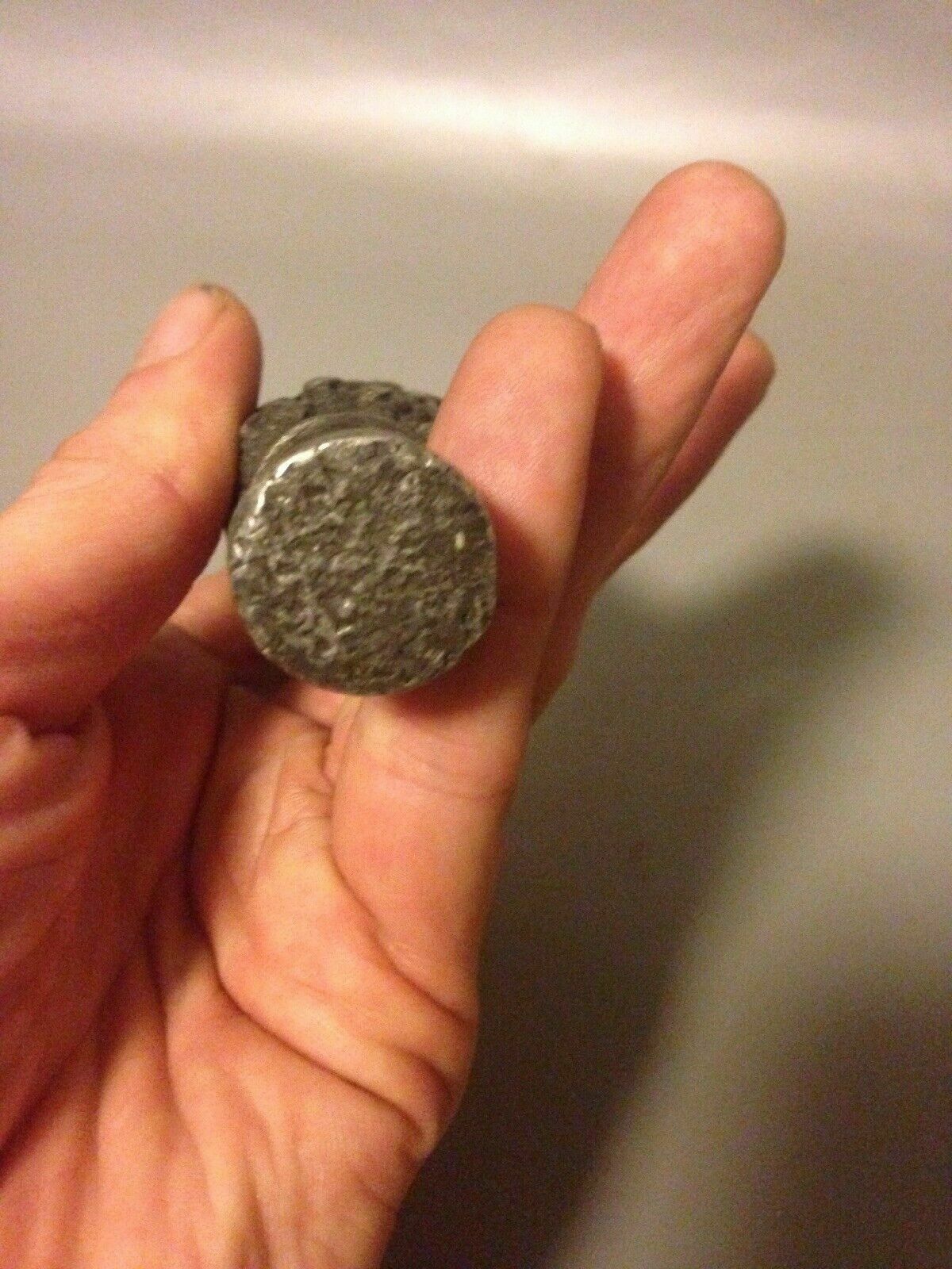 17th/18th Century Lead Seal Or Pipe Tamper Celtic Deity Lugus Celtic Antique photo vinterior