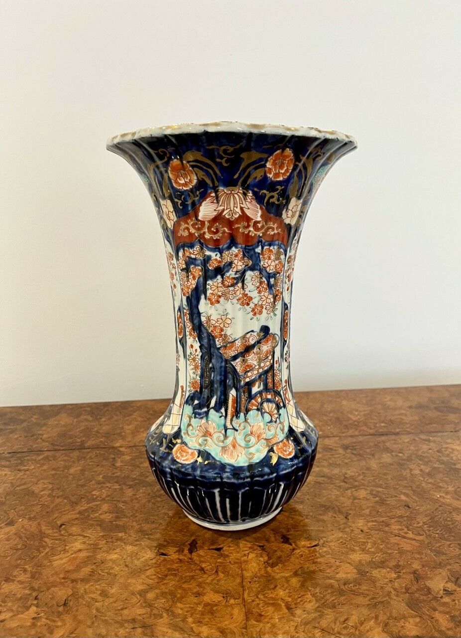Pair Of Large Antique Quality Japanese Imari Vases photo 875.0