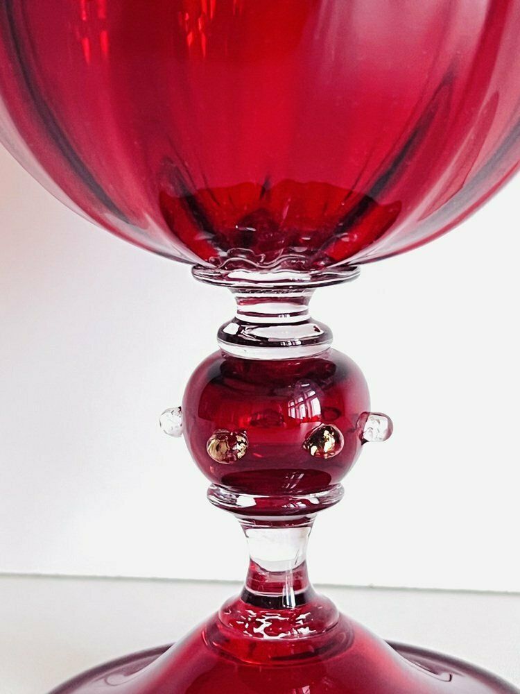 Rood Glas Van Borek Sipek, 1995, Jaren 1990 photo vintage