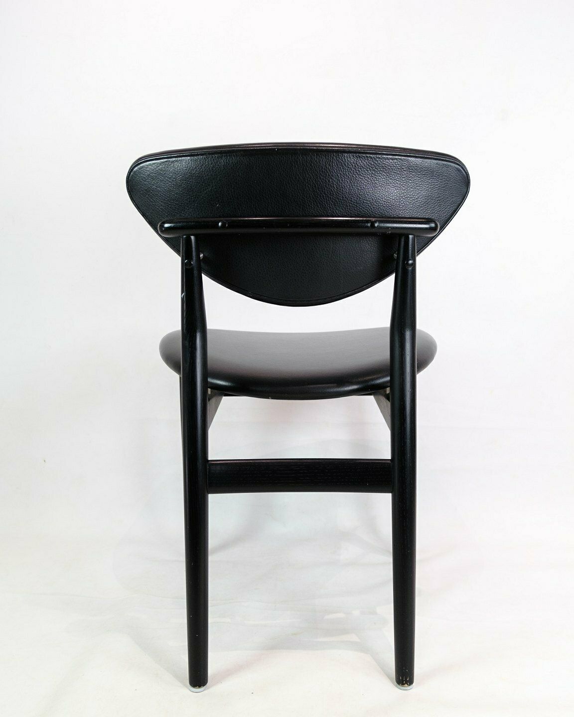 Chair Model 108 In Oak & Black Leather By Finn Juhl For House Of Finn Juhl photo vinterior